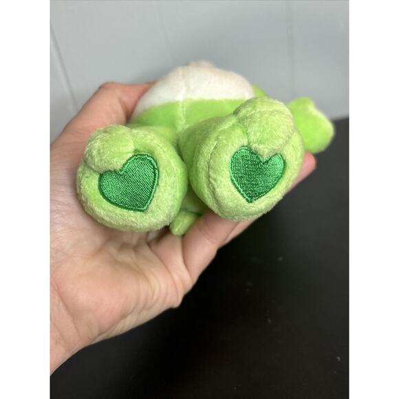 Care Bears 2003 Green Good Luck Bear 8" Plush Toy Play Along Ltd. - Picture 7 of 10
